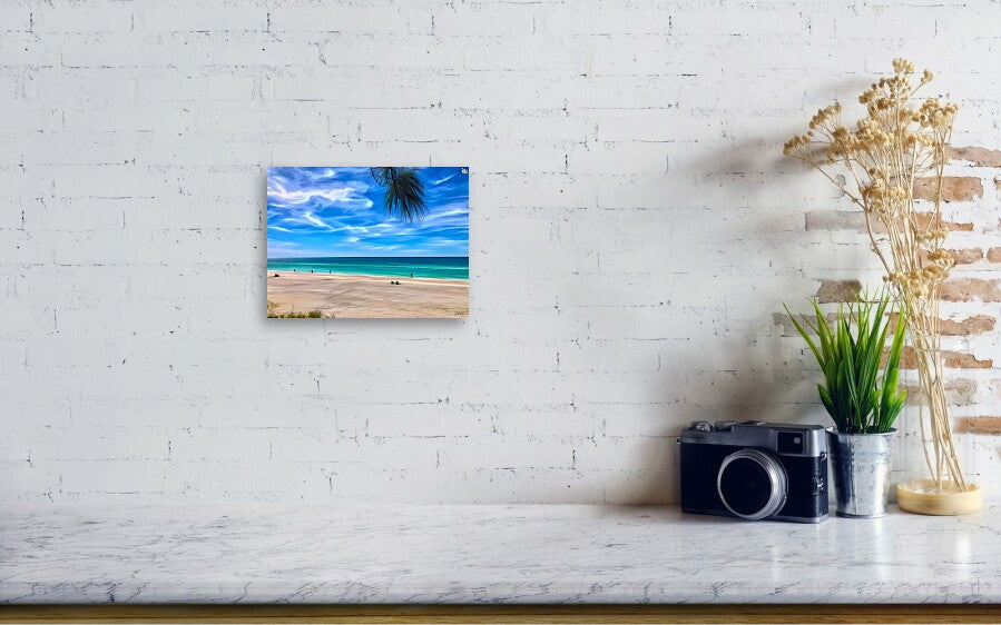 Impressionistic Beach Scene - Acrylic Print